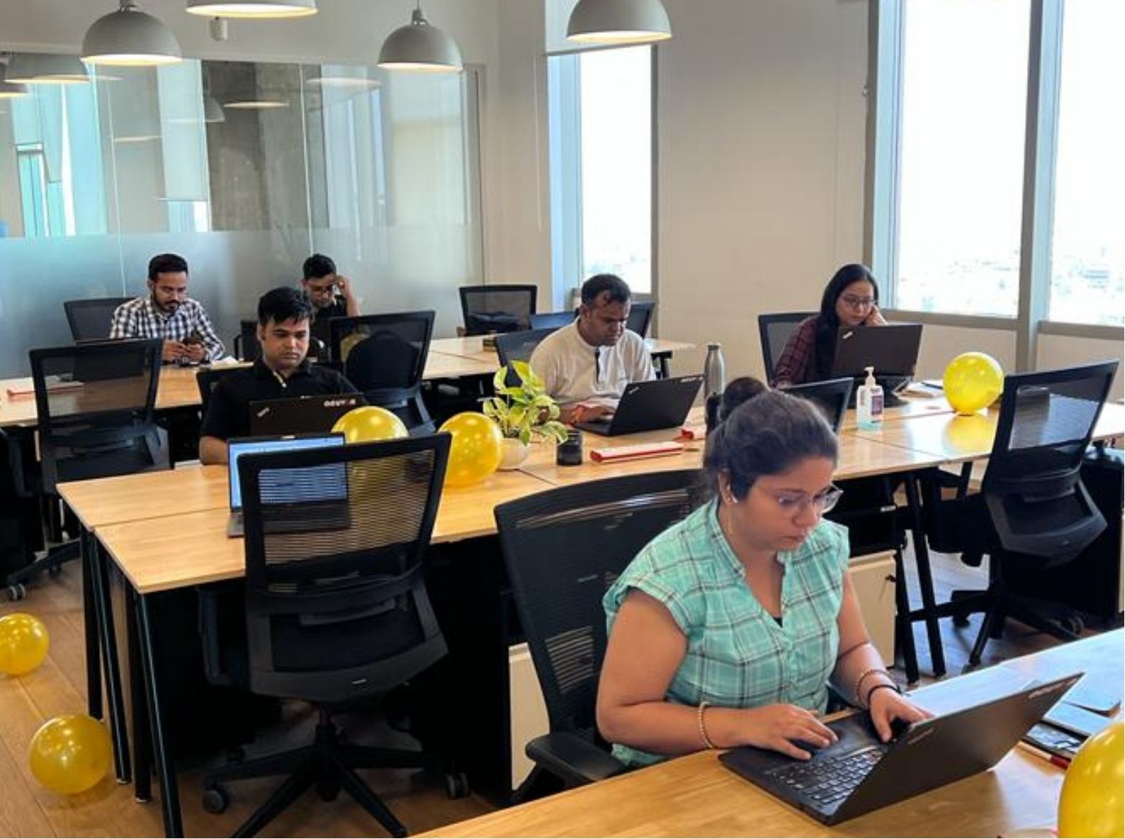 Team working together